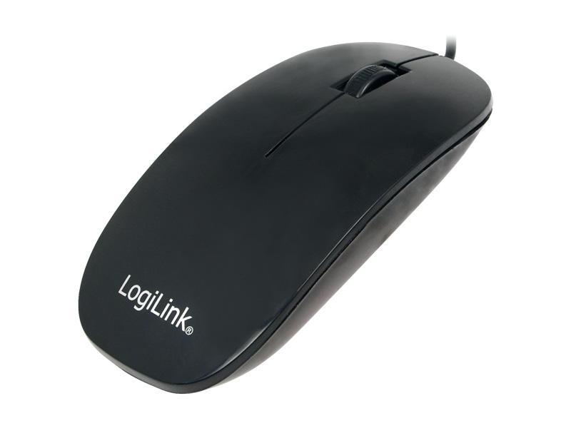 LogiLink Optische USB Maus Schwarz (ID0063)