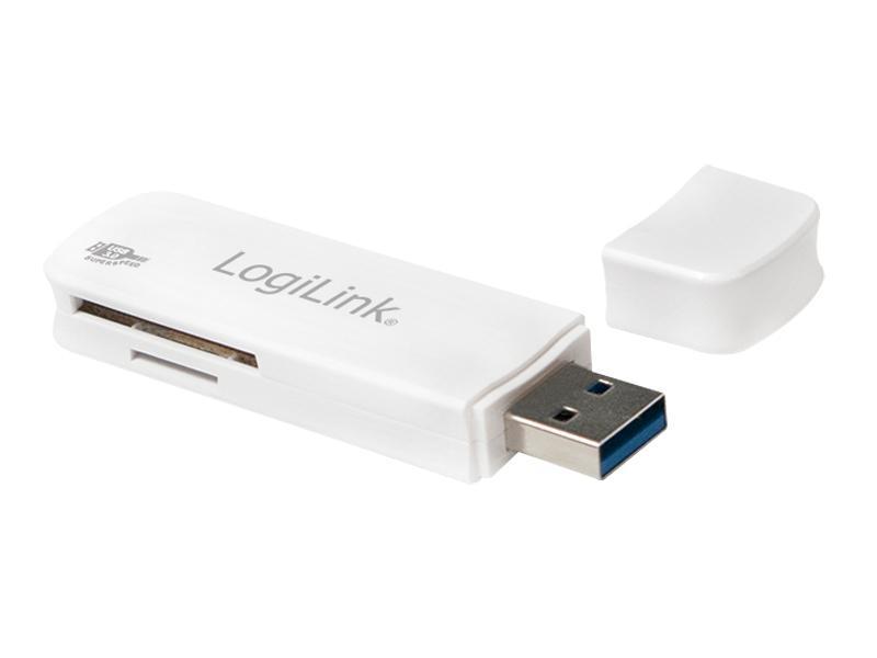 LogiLink Kartenleser USB 3.0 Weiß (CR0034A)