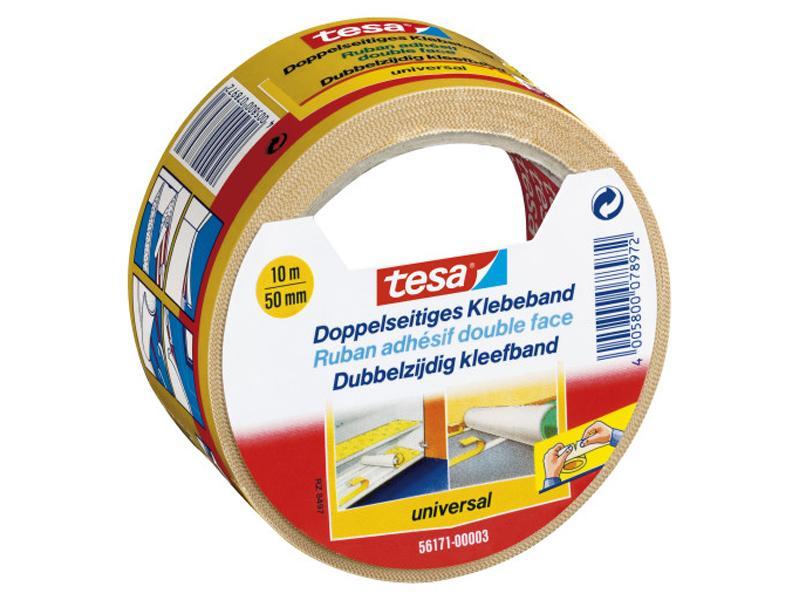 Tesa Doppelseitiges Klebeband 50mm/10 Meter (56171)