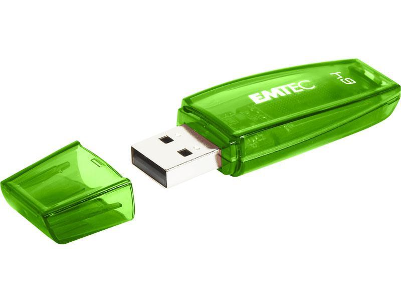 USB FlashDrive 64GB EMTEC C410 (Grün)