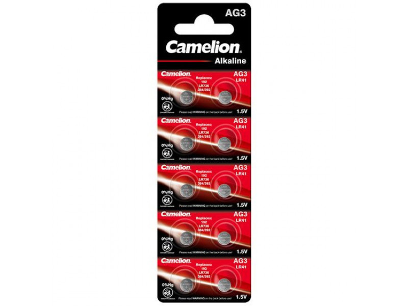 Batterie Camelion Alkaline AG3 0% Mercury/Hg (10 St.)