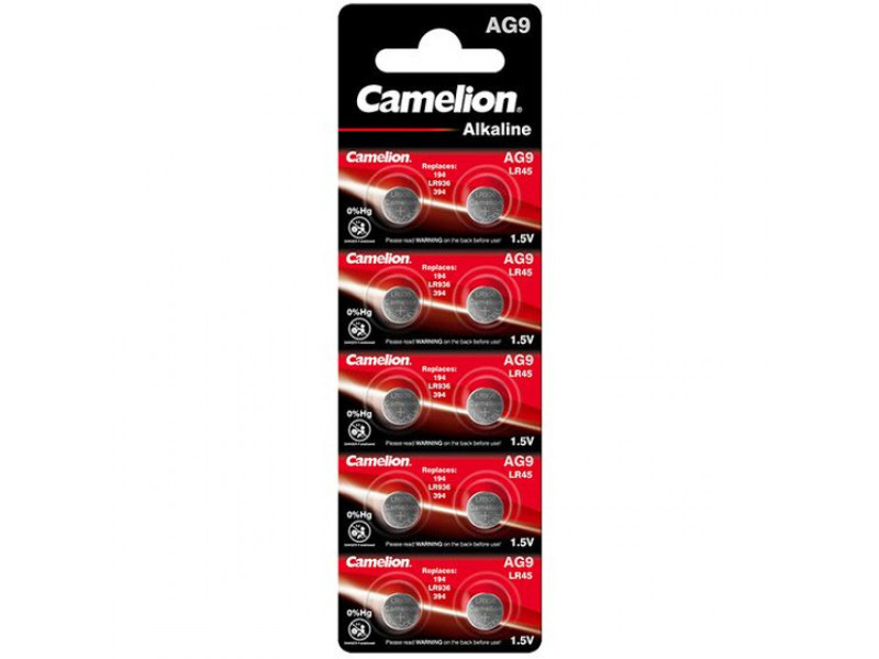 Batterie Camelion Alkaline AG9 0% Mercury/Hg (10 St.)