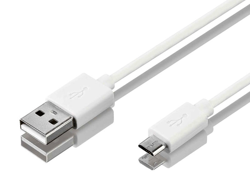 Reekin Kabel (USB-MicroUSB) 96cm (Weiss)