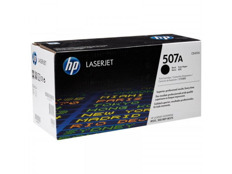 HP Tonerpatrone - 507A - CE400A - black CE400A