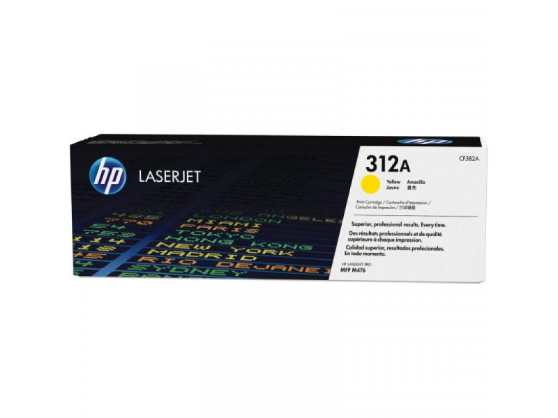 HP Tonerpatrone - 312A - CF382A - yellow CF382A