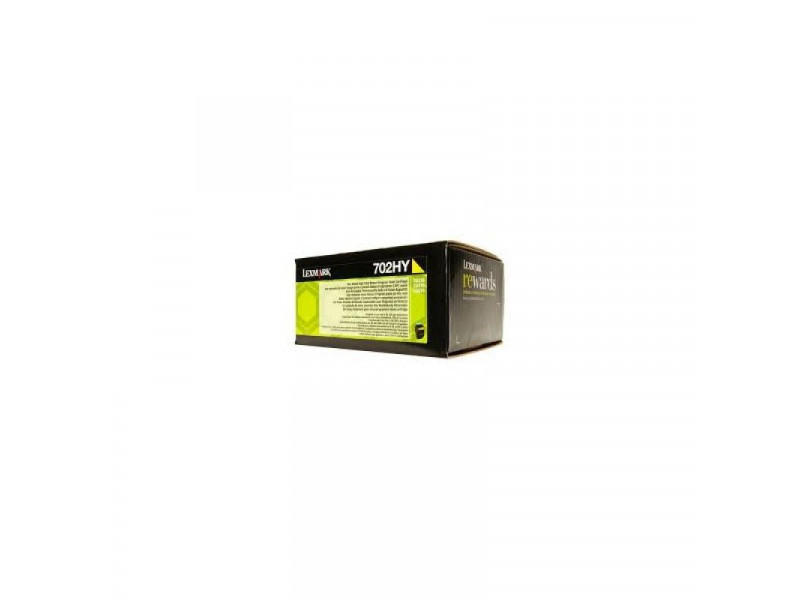 Lexmark Tonerpatrone - 702HY - 70C2HY0 - yellow 70C2HY0                  