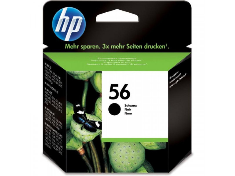 HP Tintenpatrone - 56 - C6656AE - schwarz C6656AE