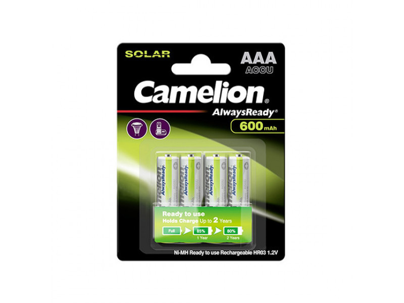 Akku Camelion AAA Micro Always Ready 600mA (4 St.)