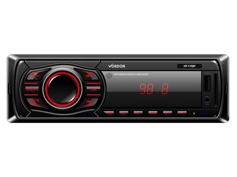 Vordon Autoradio mit Bluetooth / AUX / USB / SD Eingang / 4x60W (HT-175BT)