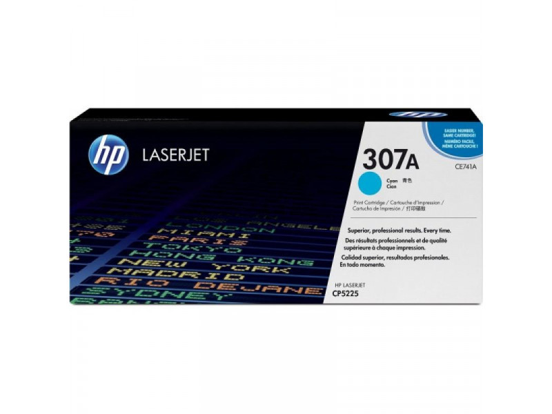 HP Tonerpatrone - 307A - CE741A - cyan CE741A