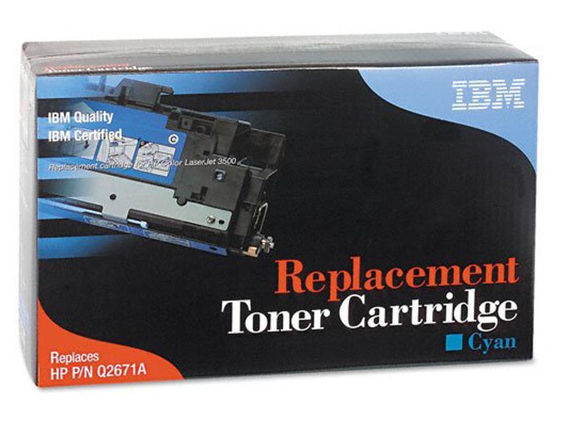 IBM HP Q2671A Tonerpatrone cyan 95P6490