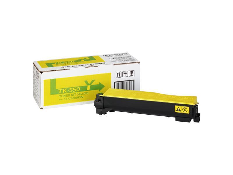 Kyocera Tonerpatrone - TK550Y - yellow 1T02HMAEU0