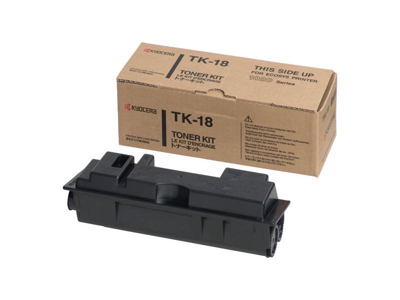 Kyocera Tonerpatrone - TK18 - schwarz 1T02FM0EU0