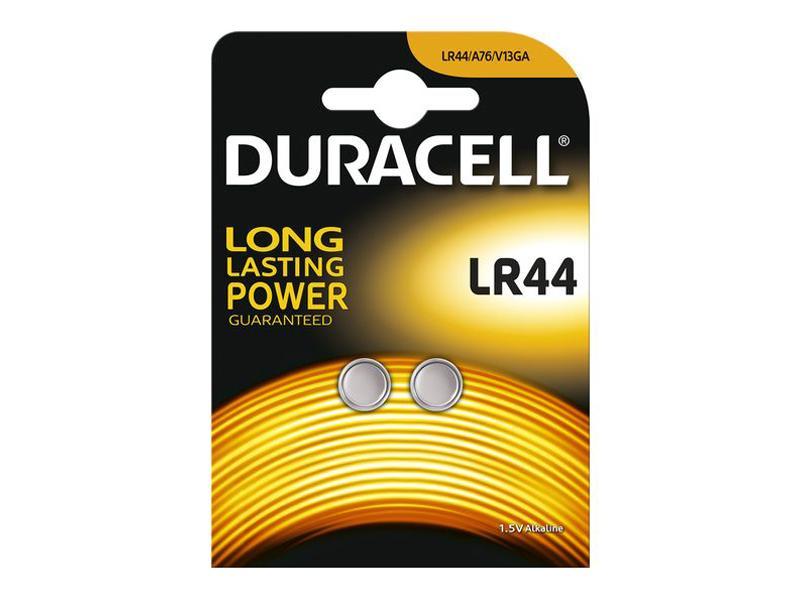 Batterie Duracell Knopfzelle LR44 (2 St.)