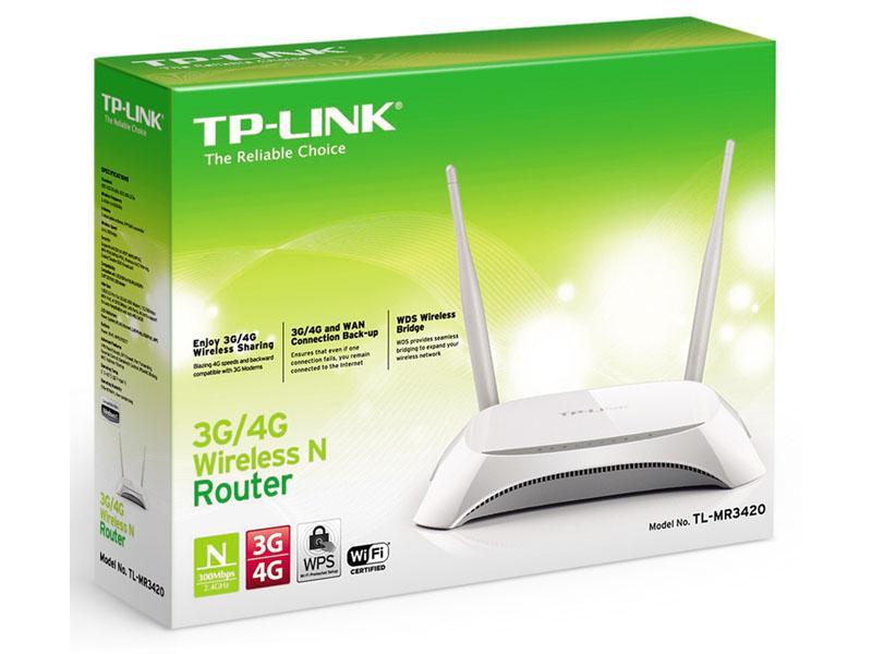 Network TP-Link WLAN-Router TP-Link TL-MR3420 3G/4G 300Mbit TL-MR3420