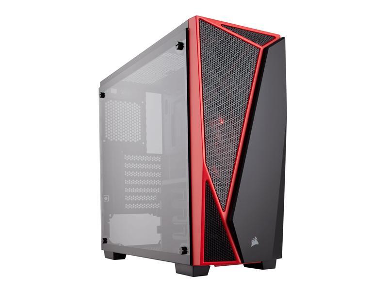 Case Corsair Carbide Spec04 Tempered Glass Black & Red CC-9011117-WW