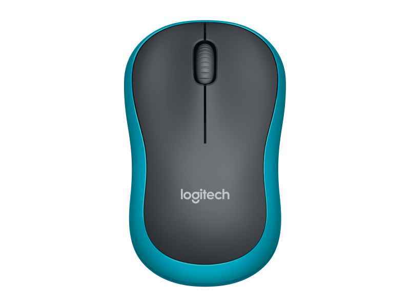 Logitech LGT-M185B - Maus - 1.000 dpi Optisch - 3 Tasten - Blau 910-002239