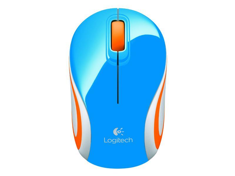 Mouse Logitech Wireless Mini Mouse M187 Blue 910-002733