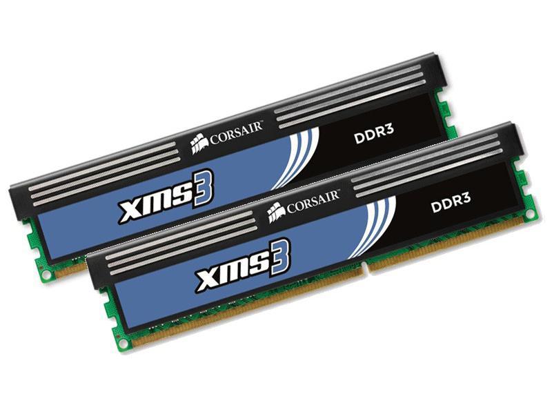 Memory Corsair XMS3 DDR3 1333MHz 8GB (2x 4GB) CMX8GX3M2A1333C9