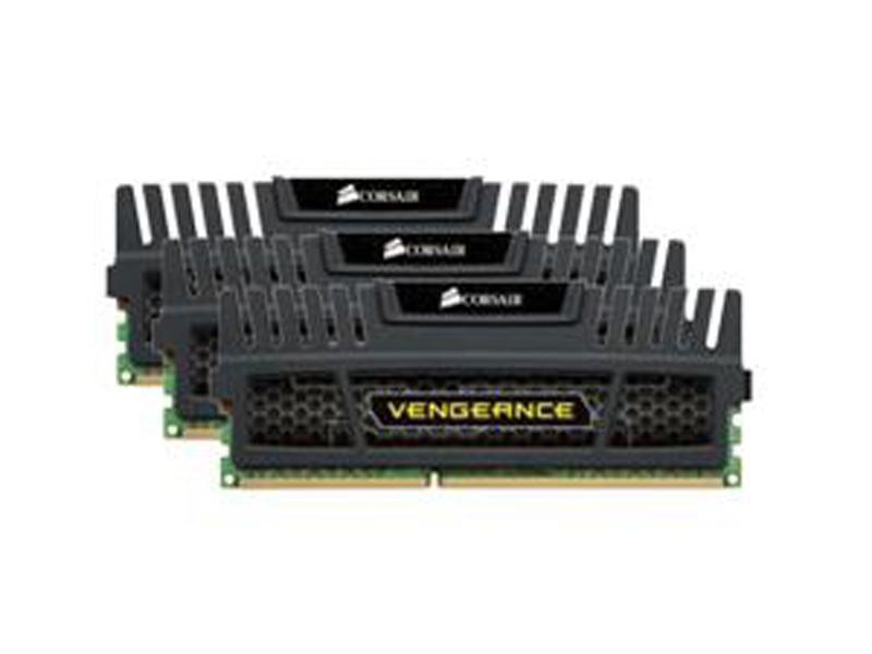 Memory Corsair Vengeance DDR3 1600MHz 12GB (3x 4GB) Black CMZ12GX3M3A1600C9