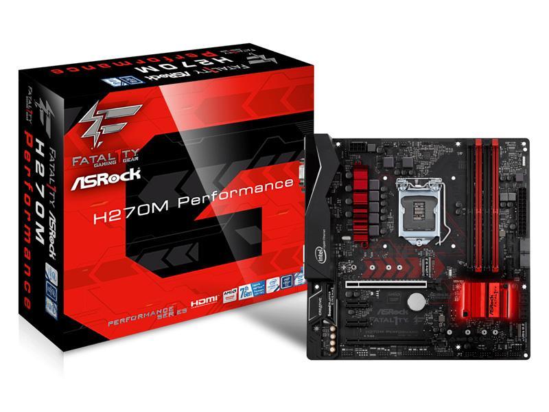 Mainboard ASROCK Fatal1ty H270M Performance 90-MXB3E0-A0UAYZ