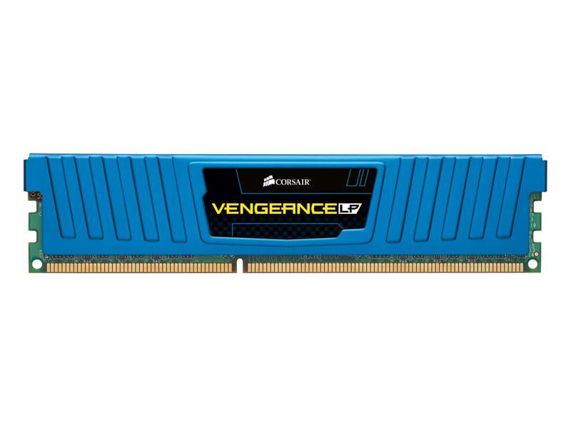 Memory Corsair Vengeance LP DDR3 1600MHz 8GB (2x 4GB) Blue CML8GX3M2A1600C9B