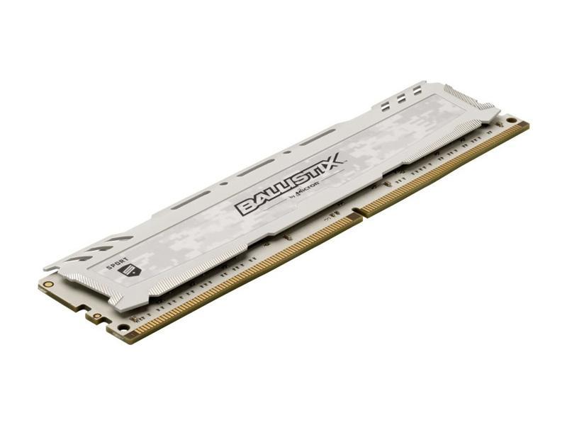 Memory Crucial Ballistix Sport LT DDR4 2666MHz 8GB (1x8GB) white BLS8G4D26BFSC-BULK