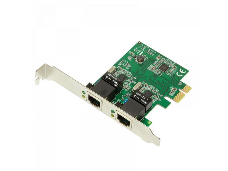 Logilink 2-Port Gigabit LAN PCI-Express Karte (PC0075)