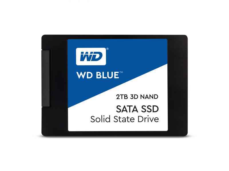 SSD  2TB WD Blue 2,5 (6.3cm) SATAIII 3D 7mm intern bulk WDS200T2B0A