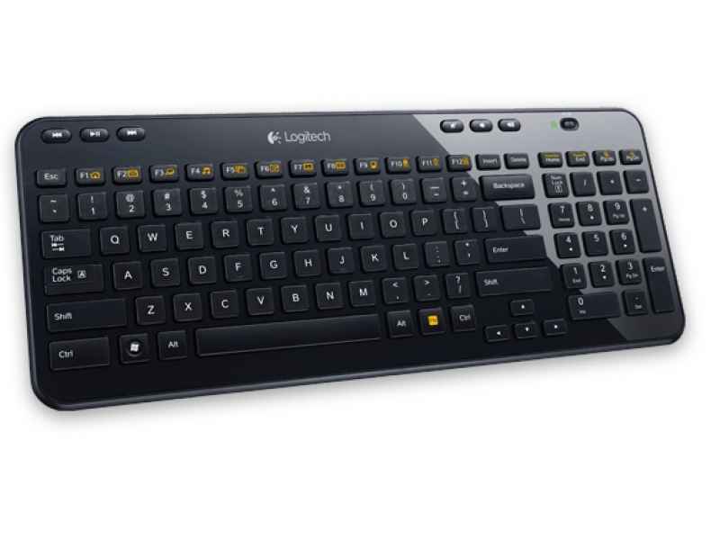 Logitech K360 DE RF Wireless QWERTZ Deutsch Schwarz 920-003056