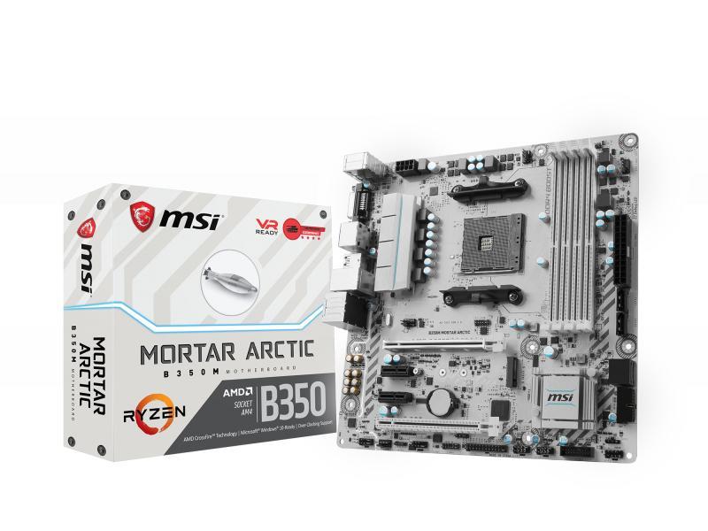 Mainboard MSI B350M Mortar Arctic Mikro ATX 7A37-001R