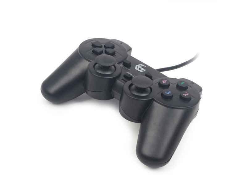 Gembird JPD-UDV-01 Gamepad PC Schwarz Spiele-Controller JPD-UDV-01