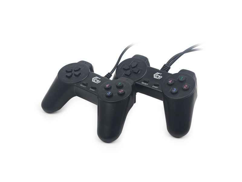 Gembird JPD-UB2-01 Gamepad PC Schwarz Spiele-Controller JPD-UB2-01