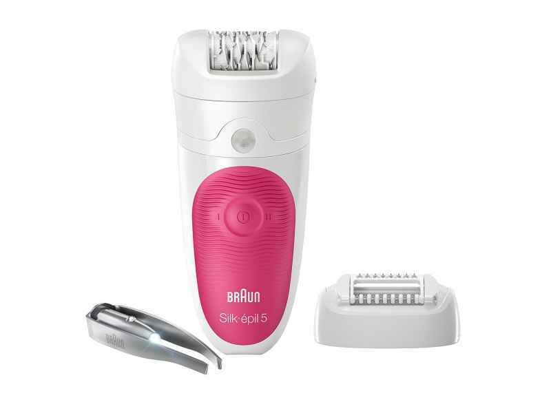 Braun Silk-épil Epilierer 5-531 Wet&Dry Weiß / Pink