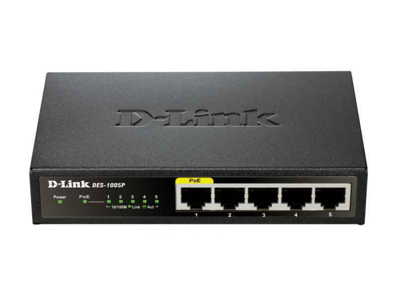 D-Link  Switch - nicht verwaltet  DES 1005P