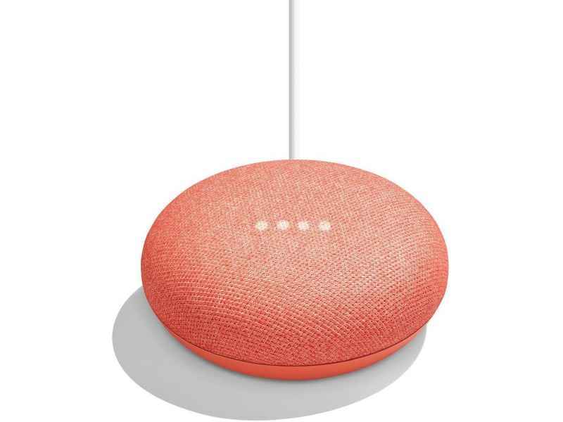 GOOGLE Home Mini Sprachgesteuerter Lautsprecher (Koralle) GA00217-DE