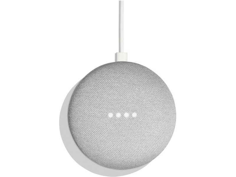 GOOGLE Home Mini Sprachgesteuerter Lautsprecher (Kreide) GA00210-DE