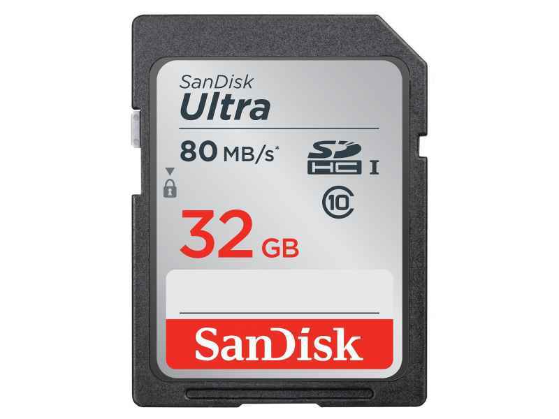 SanDisk Ultra 32GB SDHC UHS-I Class 10  Flash-Speicherkarte SDSDUNC-032G-GN6IN