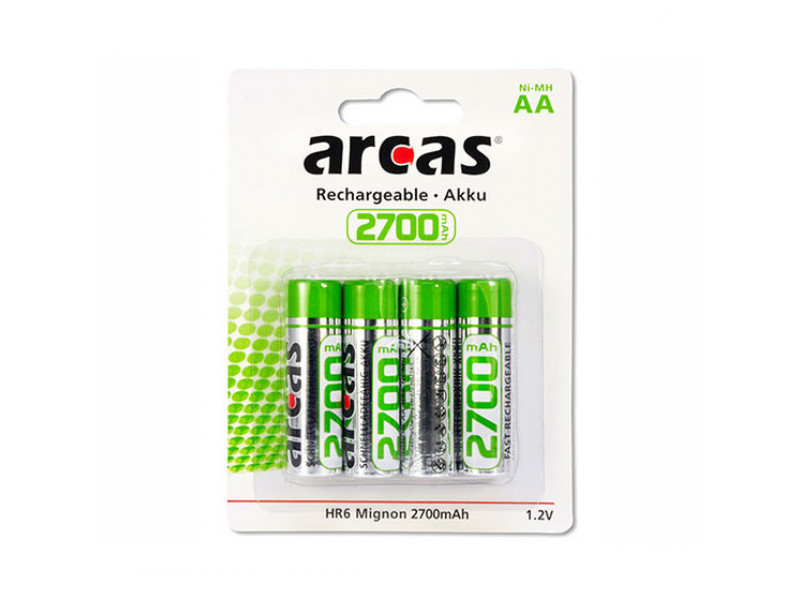 Akku Arcas AA Mignon 2700mAH (4 Stk)