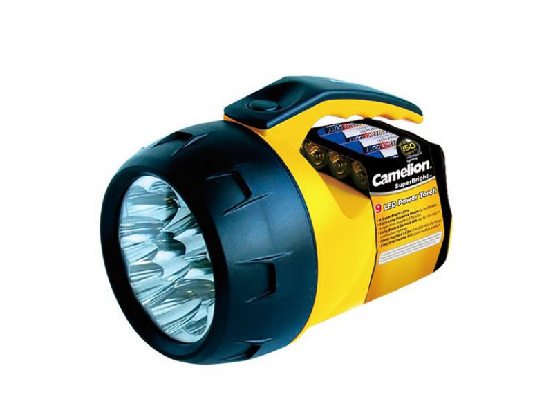 Camelion SuperBright 9 LED Taschenlampe (FL-9LED-4R6P)