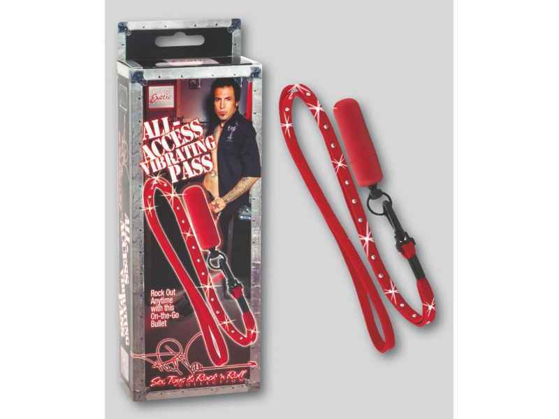 PHIL VARONE ALL-ACCESS VIBRATING PASS, MINI BULLET, ROT, 5, 8CM