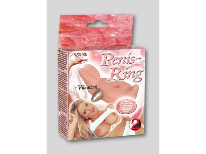 NATURE SKIN PENIS-RING + VIBRATION