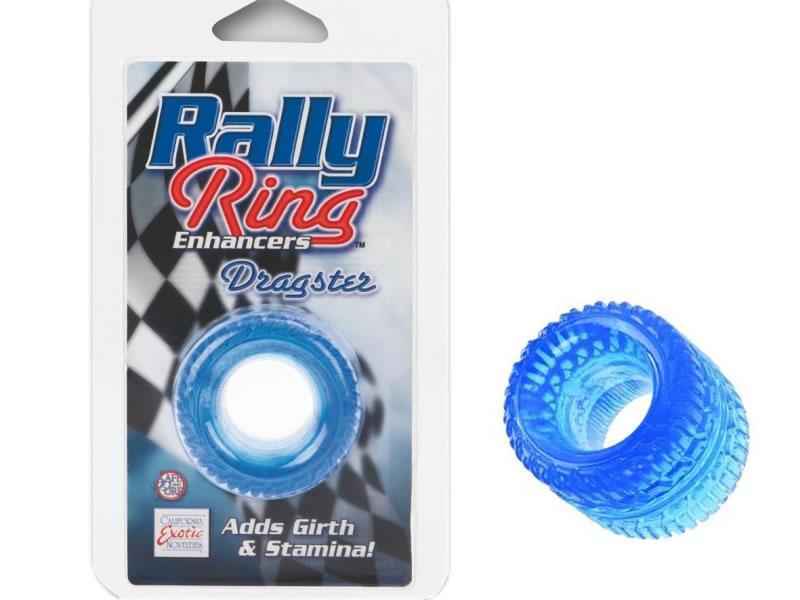 RALLY RING ENHANCERS, DRAGSTER PENISRING, BLAU