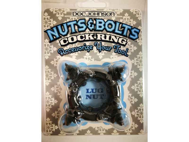 NUTS & BOLTS COCK RING, DEHNBAR