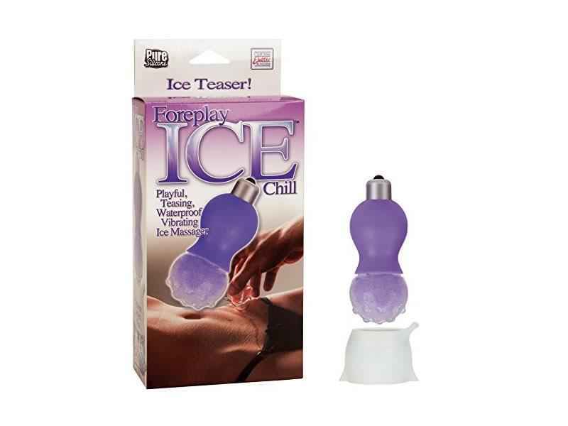 FOREPLAY ICE CHILL, EISMASSAGER, SILIKON, VIBRO, LILA