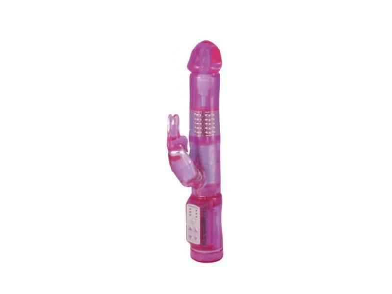 EXOTIK RABBIT PEARL VIBE, HASEN CLIT STIMULATOR, LAVENDER, 15CM