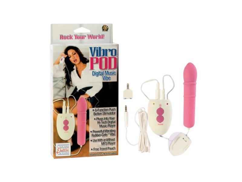 VIBRO POD DIGITAL MUSIC VIBRATOR, 8 FUNKTIONEN, PINK