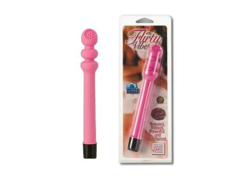 FLIRT VIBE, RUBBER COTED, PINK, 18CM