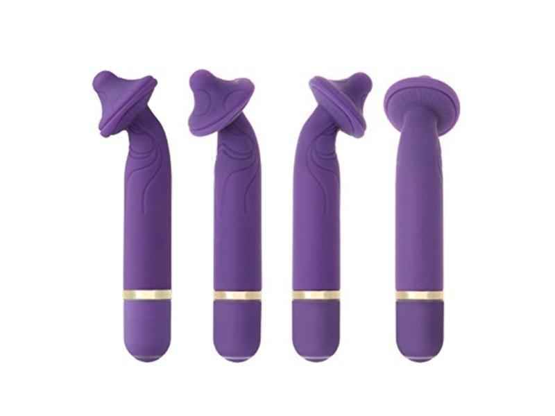 WONDERLAND MYSTICAL MUSHR0OM, 10 FUNCT. MASSAGER, LILA, 13, 5CM