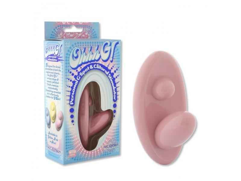 OHHH G! MASSAGER, VIBRO, MIT 5CM PLUG, PINK, 10CM